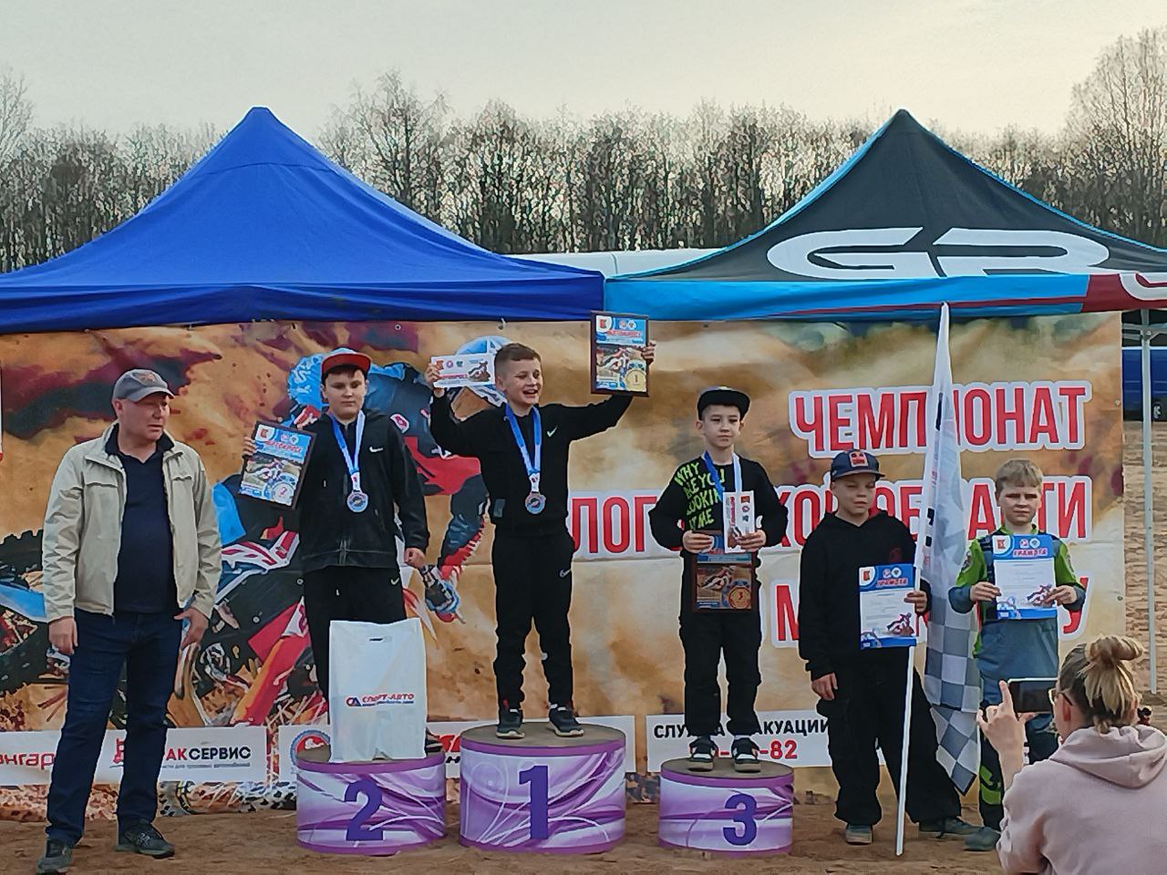 Hawks Team MX - тренировки ярославской команды по мотокроссу в городе Углич