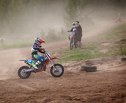 Соревнования по детскому мотокроссу