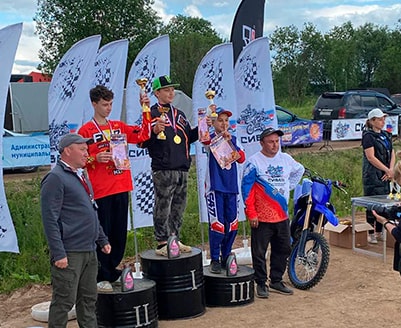 Второй чемпионат 2025 года в городе Вологда по мотокроссу