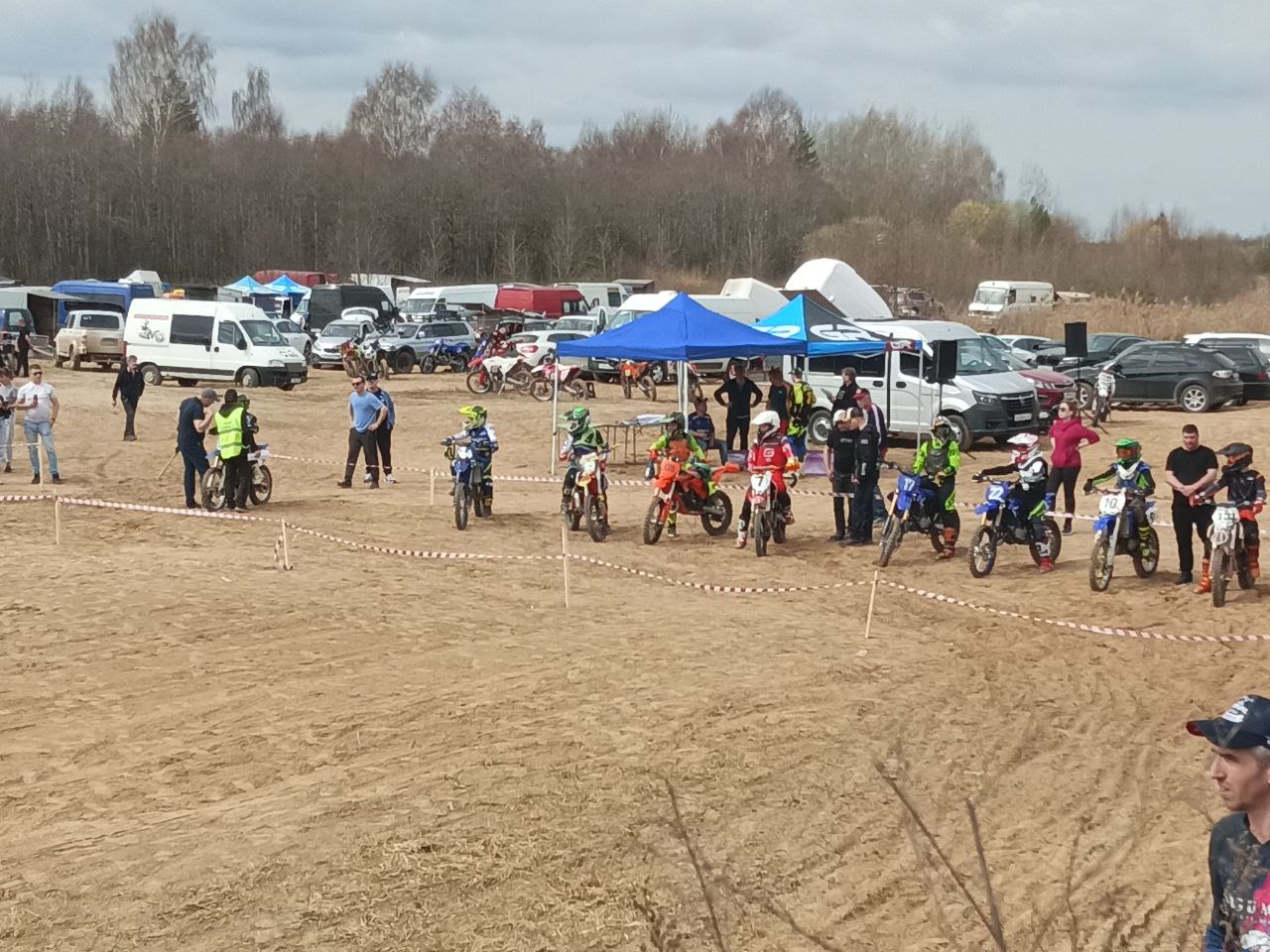 Hawks Team MX - тренировки ярославской команды по мотокроссу в городе Углич