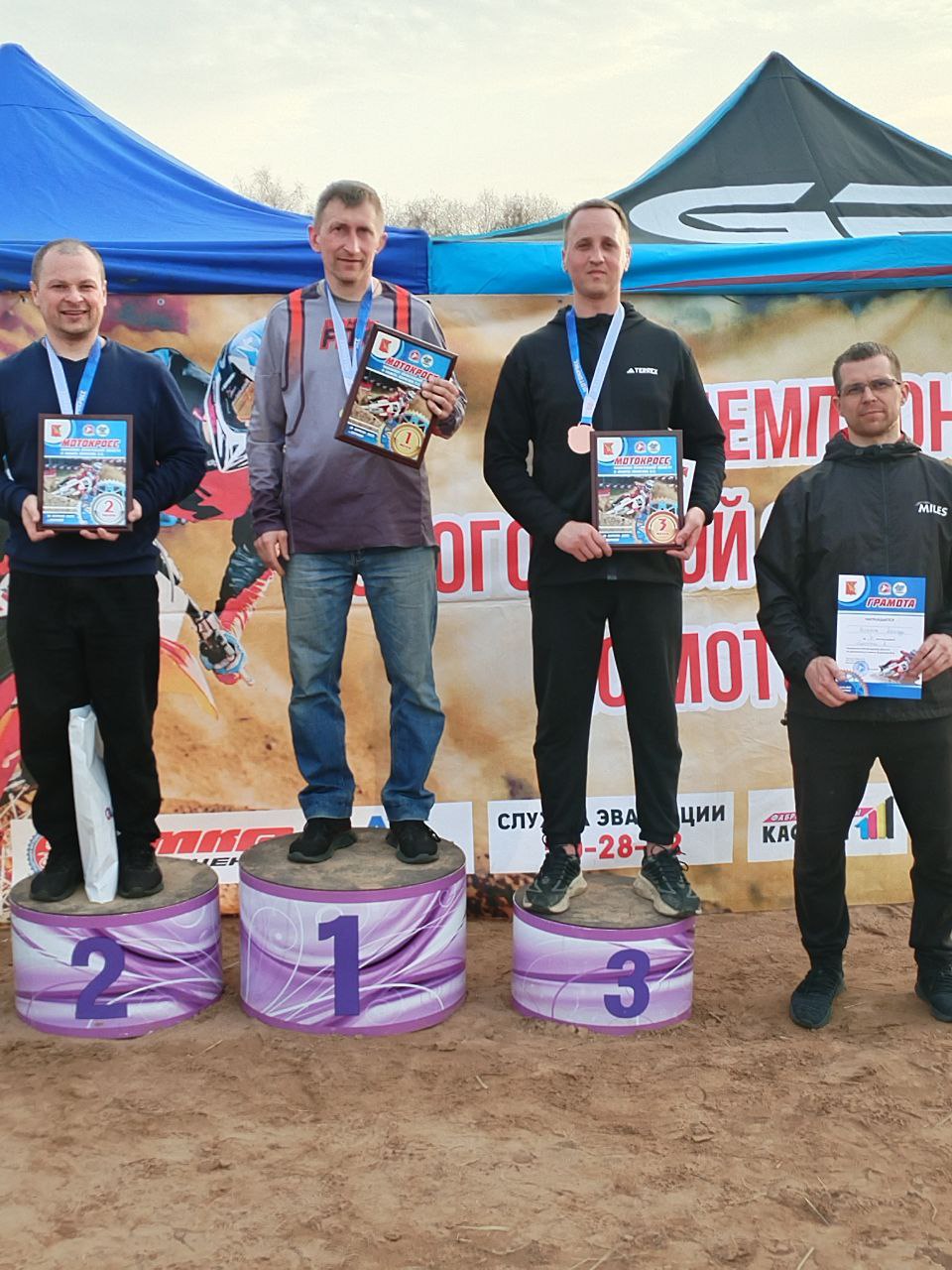 Hawks Team MX - тренировки ярославской команды по мотокроссу в городе Углич